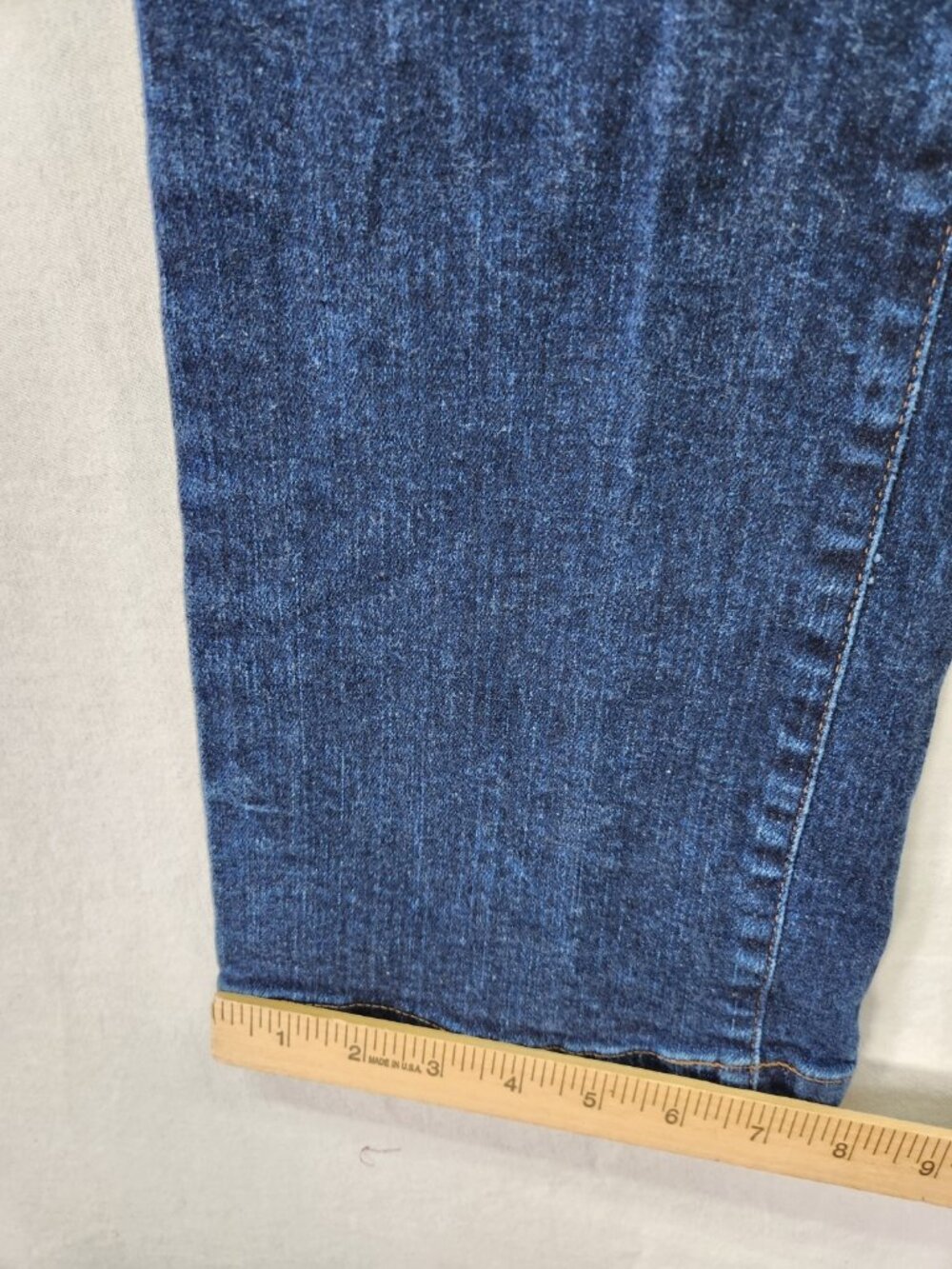 Madewell Womens 25  (26x25) Kick Out Jeans Button Fly Dark Wash Flare Crop Denim - Picture 7 of 16